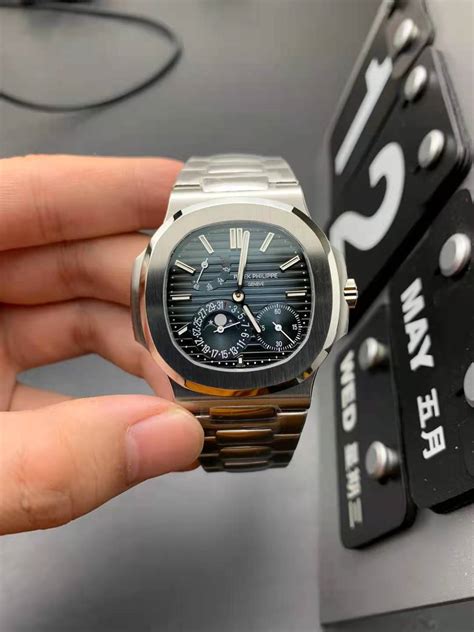 fake patek philippe moon calendar watch|patek nautilus retail price.